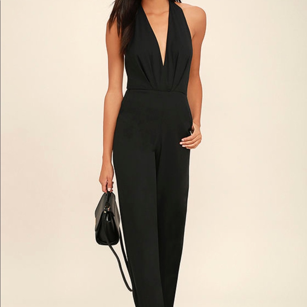 Lulus Black Formal Jumpsuit
